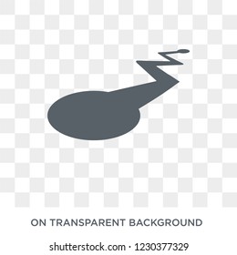 Segment icon. Segment design concept from Geometry collection. Simple element vector illustration on transparent background.