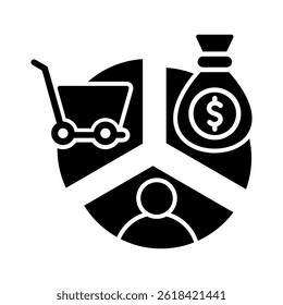 Segment Icon Element For Design