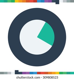 Segment pie chart icon,circle diagram, business icon.