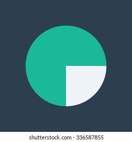 Segment pie chart icon,circle diagram, business icon.
