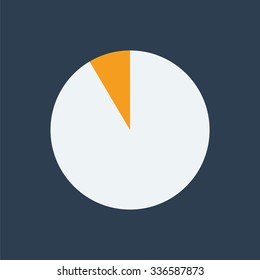 Segment pie chart icon,circle diagram, business icon.