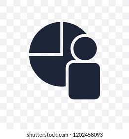Segment transparent icon. Segment symbol design from Geometry collection. Simple element vector illustration on transparent background.