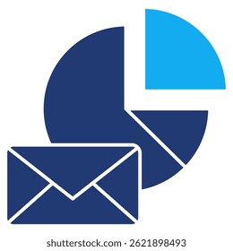Segmentation icon represented by Segmentation symbol Dualtone style.