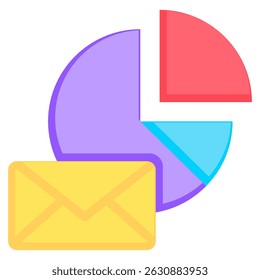 Ícone Segmentação representado pelo símbolo de Segmentação Estilo plano.