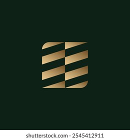Logotipo inclinado de segmentação que é ótimo para todos os negócios e logotipo da empresa de tecnologia.
