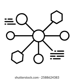 Segmented Audience Analysis outline icon