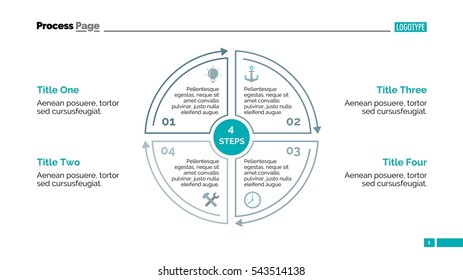 Segmented Circle Diagram Slide Template