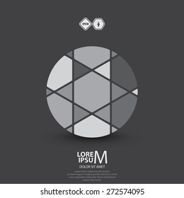 Segmented Circle Vector Stock Vector (Royalty Free) 272574095 ...
