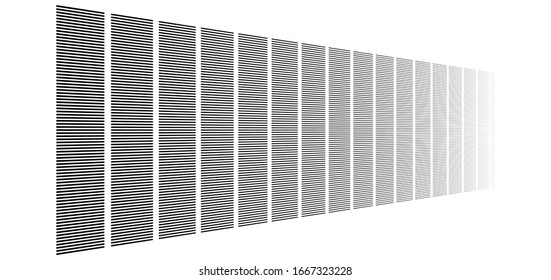 segmented, dashed lines, stripes abstract geometric pattern design element. irregular straight parallel strips, streaks. chunks and pieces of lines. abstract arrangement