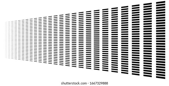 segmented, dashed lines, stripes abstract geometric pattern design element. irregular straight parallel strips, streaks. chunks and pieces of lines. abstract arrangement