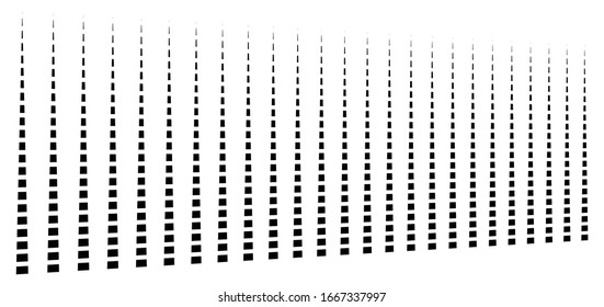 segmented, dashed lines, stripes abstract geometric pattern design element. irregular straight parallel strips, streaks. chunks and pieces of lines. abstract arrangement