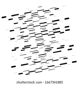 segmented, dashed lines, stripes abstract geometric pattern design element. irregular straight parallel strips, streaks. chunks and pieces of lines. abstract arrangement