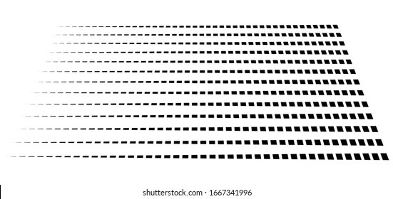 segmented, dashed lines, stripes abstract geometric pattern design element. irregular straight parallel strips, streaks. chunks and pieces of lines. abstract arrangement