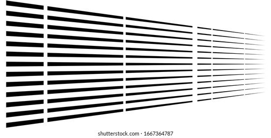 segmented, dashed lines, stripes abstract geometric pattern design element. irregular straight parallel strips, streaks. chunks and pieces of lines. abstract arrangement