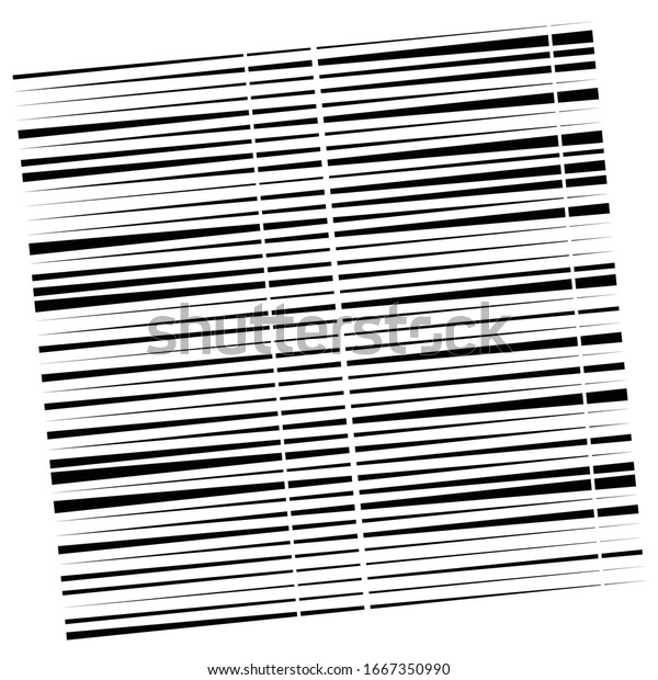 segmented, dashed lines,\
stripes abstract geometric pattern design element. irregular\
straight parallel strips, streaks. chunks and pieces of lines.\
abstract\
arrangement