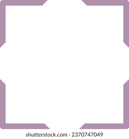 Caja rosa segmentada para la decoración