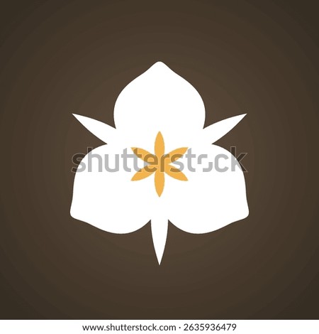 Sego lily - symbol from the flag of Salt Lake City