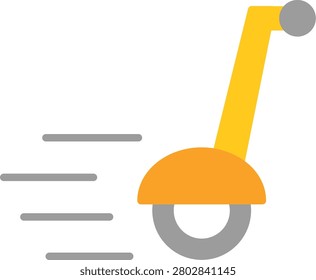 Segway Flat Icon Vector Design