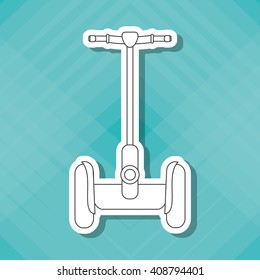 Segway icon design , vector illustration