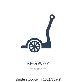 segway icon vector on white background, segway trendy filled icons from Transport collection, segway vector illustration