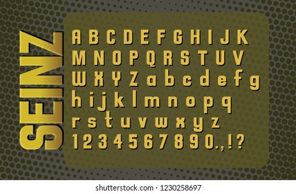 SEINZ Typeface / Alphabet