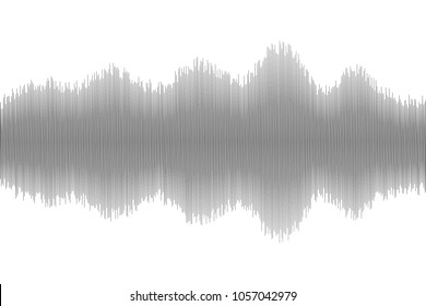 seismic waves oscillation earthquake waveform with random frequency and amplitude