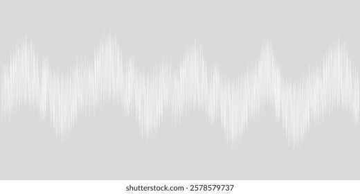 seismic waves oscillation earthquake waveform with random frequency and amplitude