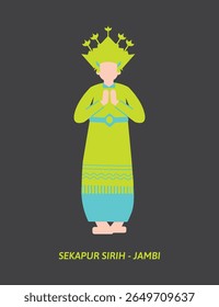 Sekapur Sirih Dance Vetor - Traditional Welcome Dance from Jambi, Sumatra, Indonesia Portal da música