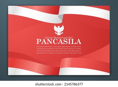 selamat hari pancasila means happy pancasila day social media post greeting poster 
