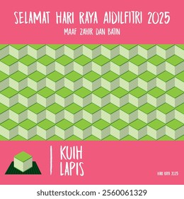 Selamat Hari Raya 2025. Various Raya cookies vector designs. Traditional Hari Raya poster, backdrop, background and bunting