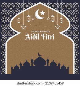 Selamat Hari Raya Aidil Fitri Greeting Card