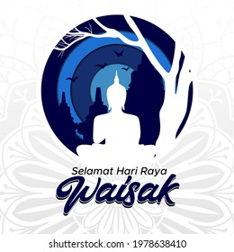 Selamat Hari Raya Waisak - Vesak Day - Illustration Waisak