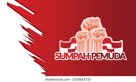 Selamat Hari Sumpah pemuda, feliz celebração do juramento da juventude indonésia