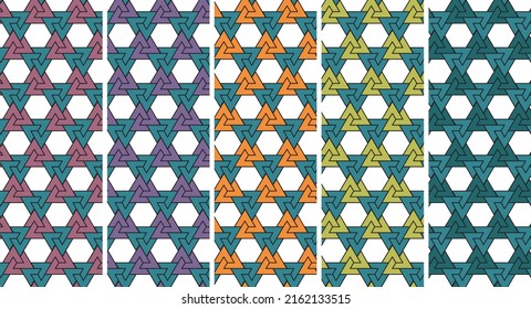 Selcuklu Mosaics, Anatolian architecture, Islamic Figure, abstract vector pattern