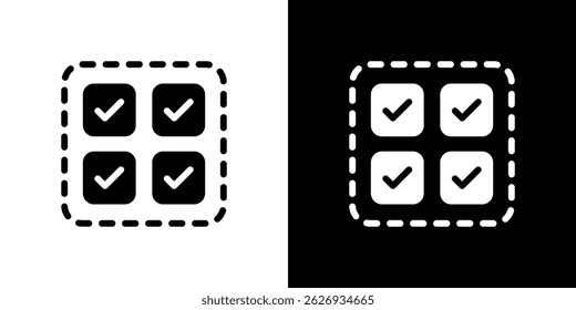 Select all icon concept, vector illustration
