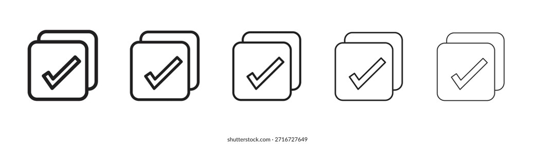 Selecione todos os design de ícone, logotipo, aplicativo, UI. Ilustração vetorial, EPS