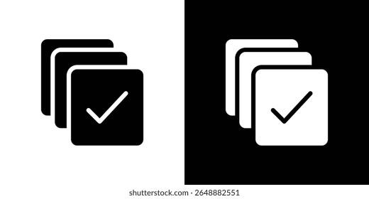 Select all icon of a flat style vector