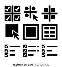 select all icon isolated sign symbol vector illustration - Collection of high quality black style vector icons
