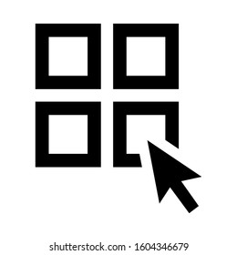select all icon isolated sign symbol vector illustration - Collection of high quality black style vector icons
