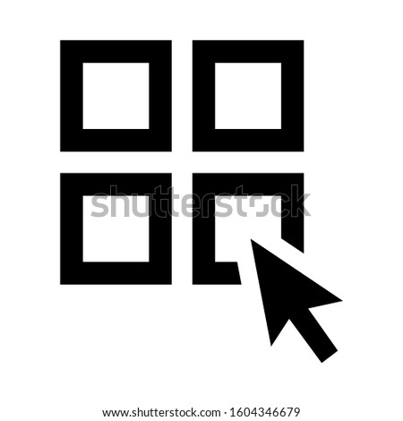 select all icon isolated sign symbol vector illustration - Collection of high quality black style vector icons
