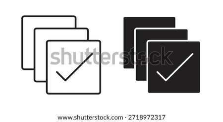 Select all icon. Symbol, logo illustration. graphic icon set