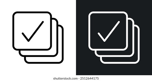 Select all outlined icon vector collection.