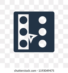 Select all vector icon isolated on transparent background, Select all transparency concept can be used web and mobile