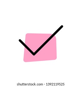 Select checkmark symbol to choose true answer