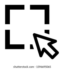 select element icon isolated sign symbol vector illustration - high quality black style vector icons
