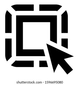select element icon isolated sign symbol vector illustration - high quality black style vector icons
