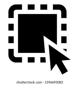 select element icon isolated sign symbol vector illustration - high quality black style vector icons
