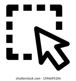 select element icon isolated sign symbol vector illustration - high quality black style vector icons

