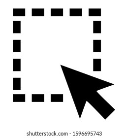 select element icon isolated sign symbol vector illustration - high quality black style vector icons
