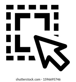 select element icon isolated sign symbol vector illustration - high quality black style vector icons
